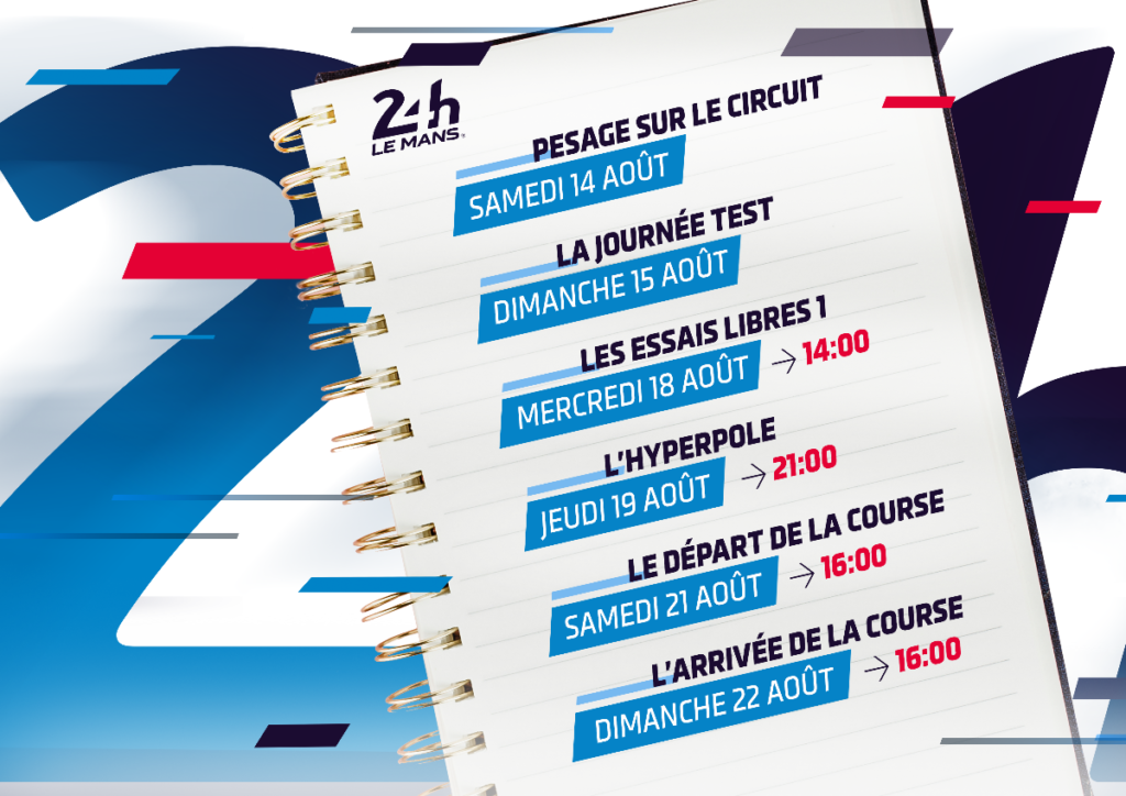 programme des 24h du Mans 2021