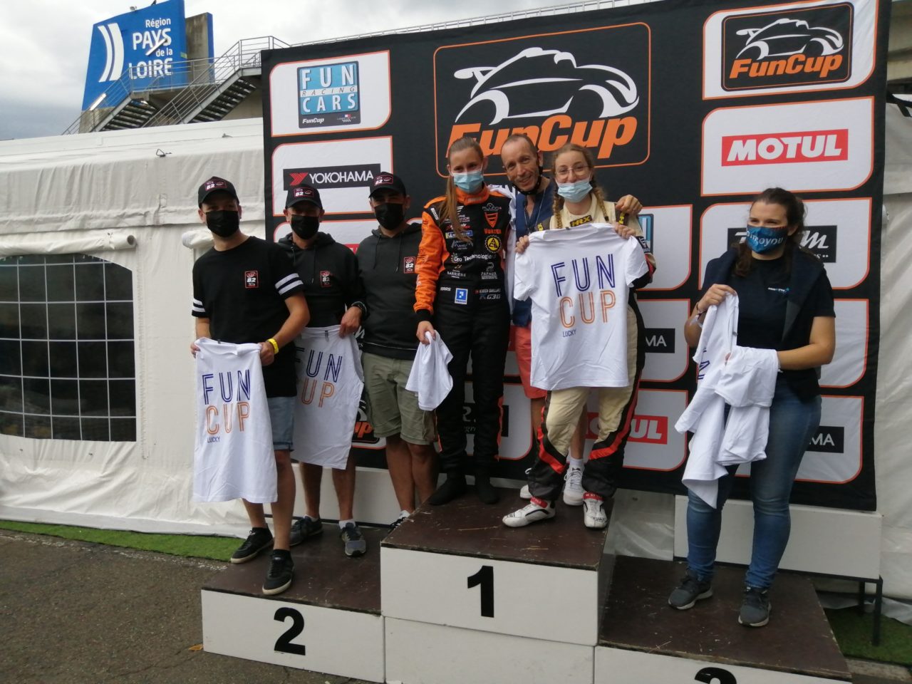 podium fun cup le mans