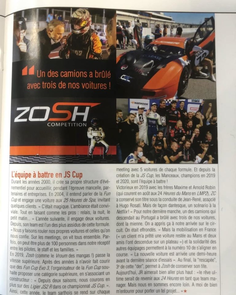 article zosh compétition happy sitiz